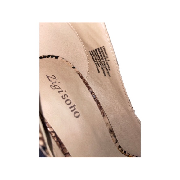 Zigi Soho Snakeskin Heels - Picture 4 of 4